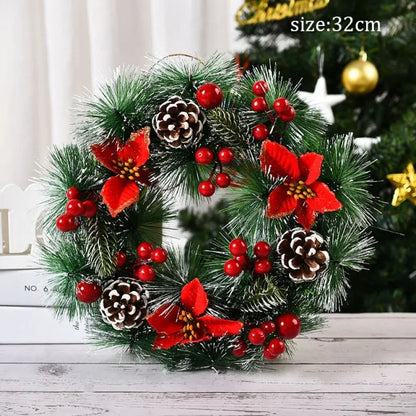 Festive Christmas Wreath Door Garlands – Add Holiday Cheer to Your Door