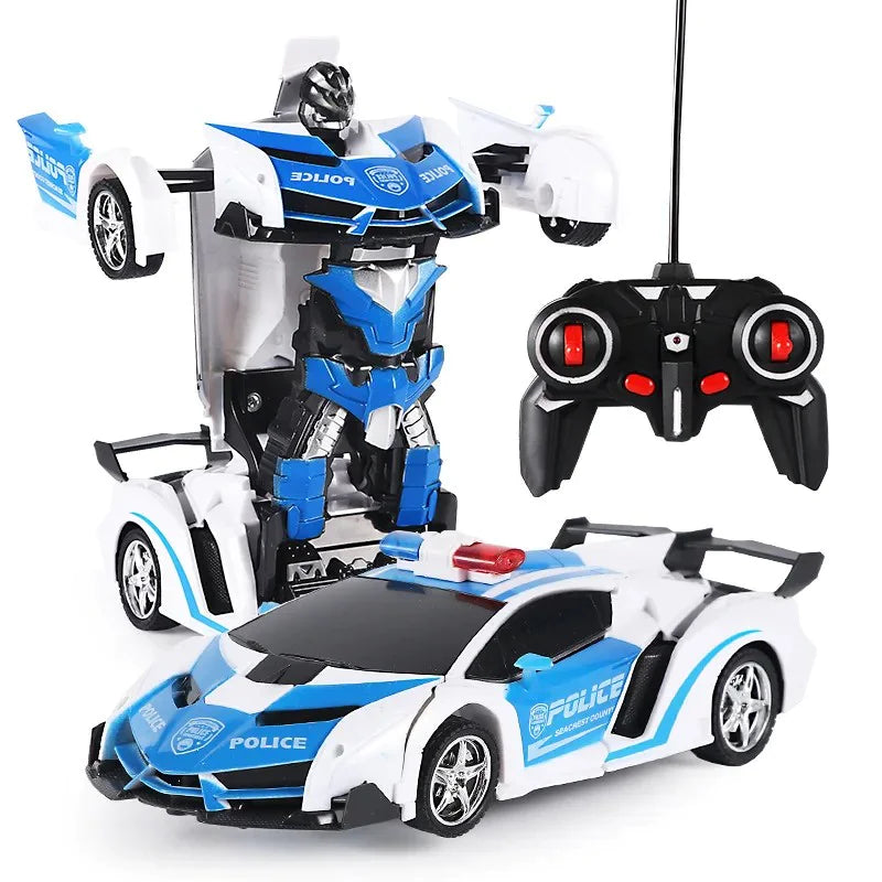 2-in-1 Automatic Transformation Transformer Toy Car : Double the Fun, Double the Excitement!