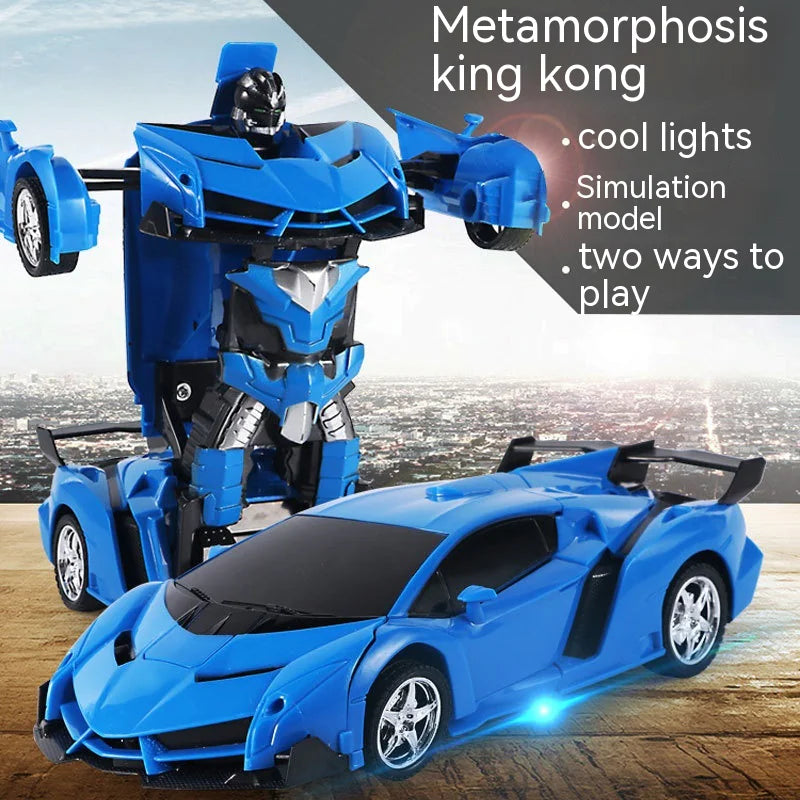 2-in-1 Automatic Transformation Transformer Toy Car : Double the Fun, Double the Excitement!