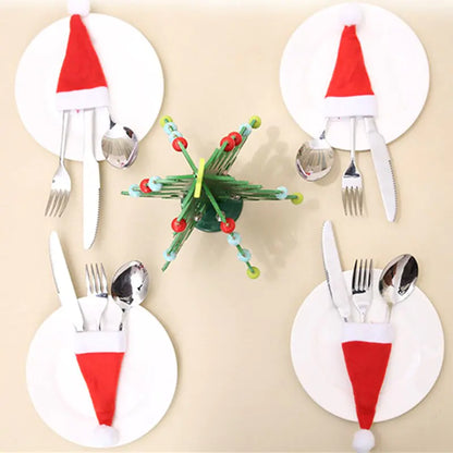 Christmas Tableware Holder Bags – Add a Festive Touch to Your Holiday Table Setting!