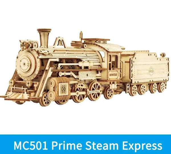 Discover the Train Model 3D Wooden Puzzle Toy - The Perfect Creative Gift for Kids