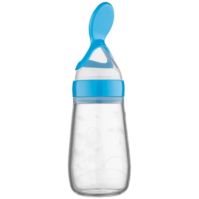 Effortless Feeding with Squeezing Feeding Bottle Silicone: Gentle, Leak-Proof & Convenient - Home Kartz