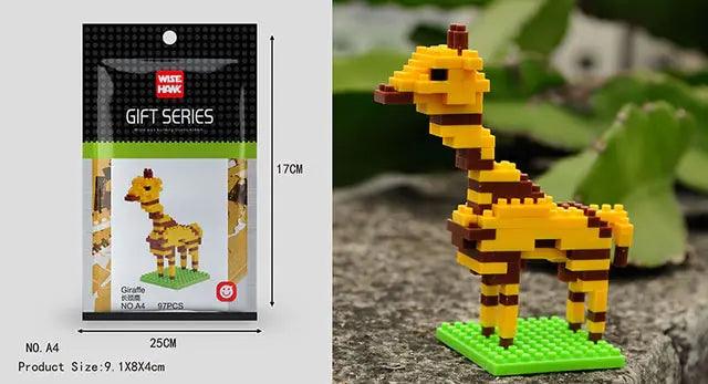 Mini 3D Animal Building Blocks