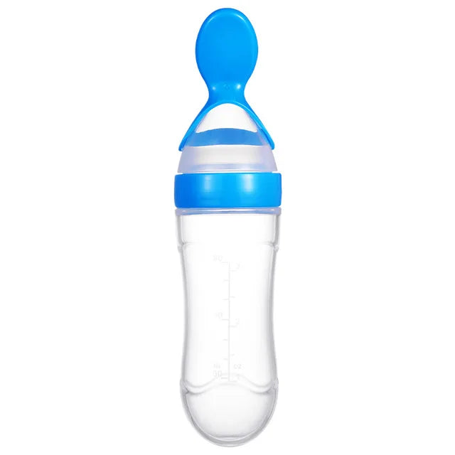 Effortless Feeding with Squeezing Feeding Bottle Silicone: Gentle, Leak-Proof & Convenient - Home Kartz