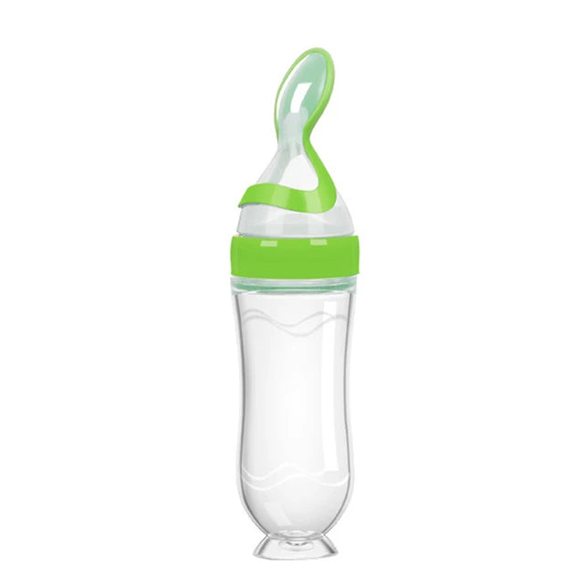 Effortless Feeding with Squeezing Feeding Bottle Silicone: Gentle, Leak-Proof & Convenient