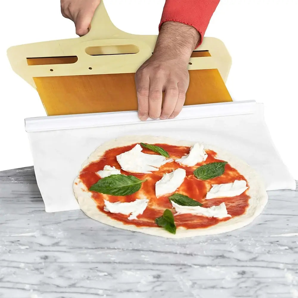 Premium Wooden Pizza Spatula for Easy Transfer and Serving – Ideal Kitchen Tool