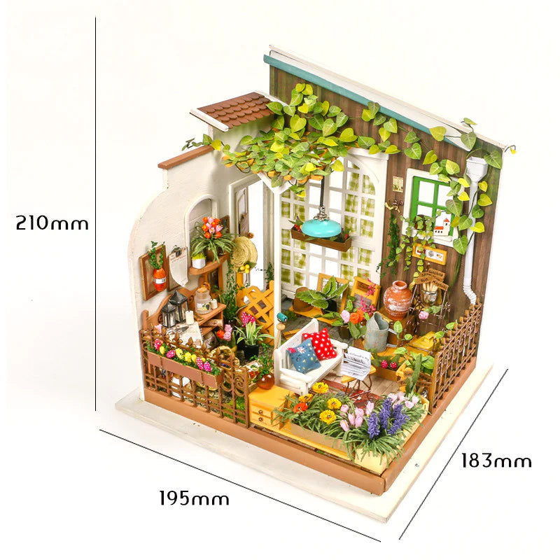 Build Your Dream Miniature Home with Our DIY Handmade House Piece Puzzle - Perfect for Craft Lovers!