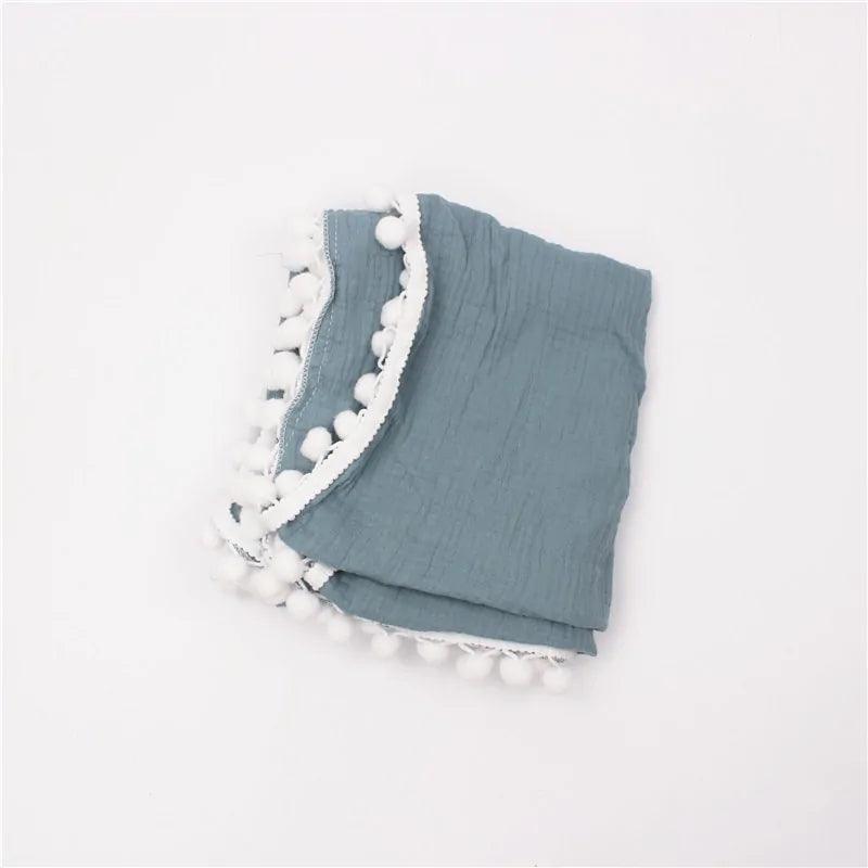 Organic Cotton Baby Tassel Blankets