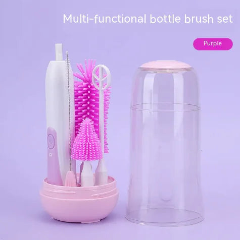 Efficient Silicone Baby Bottle Brush | Safe, Durable, and Easy Cleaning