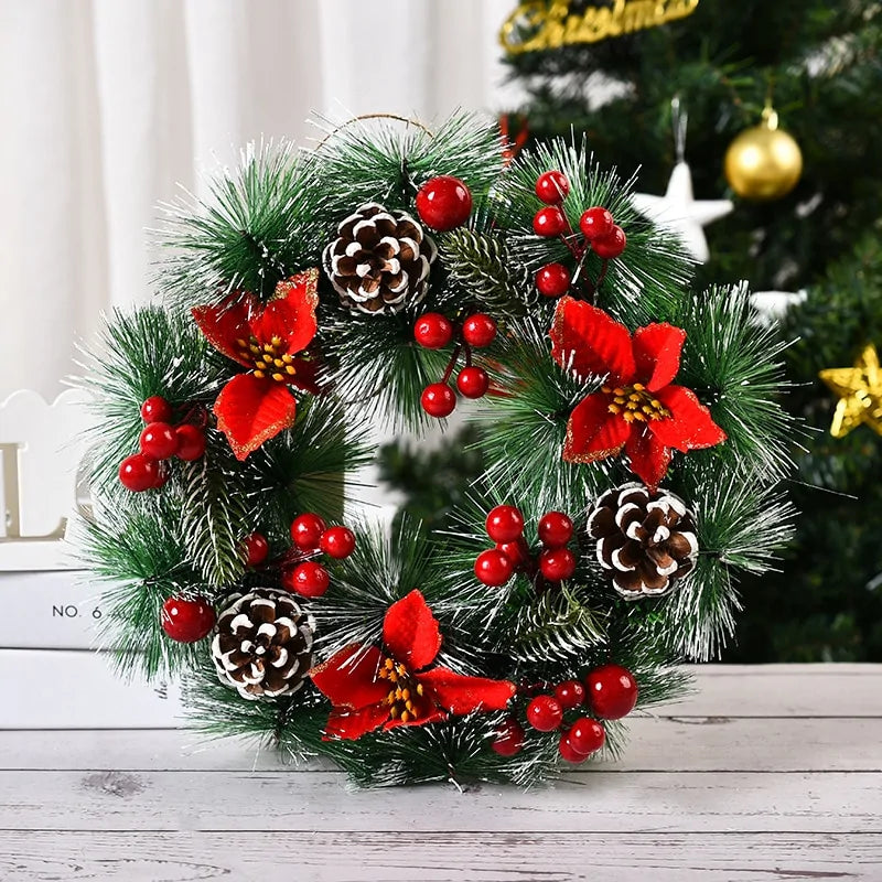 Festive Christmas Wreath Door Garlands – Add Holiday Cheer to Your Door