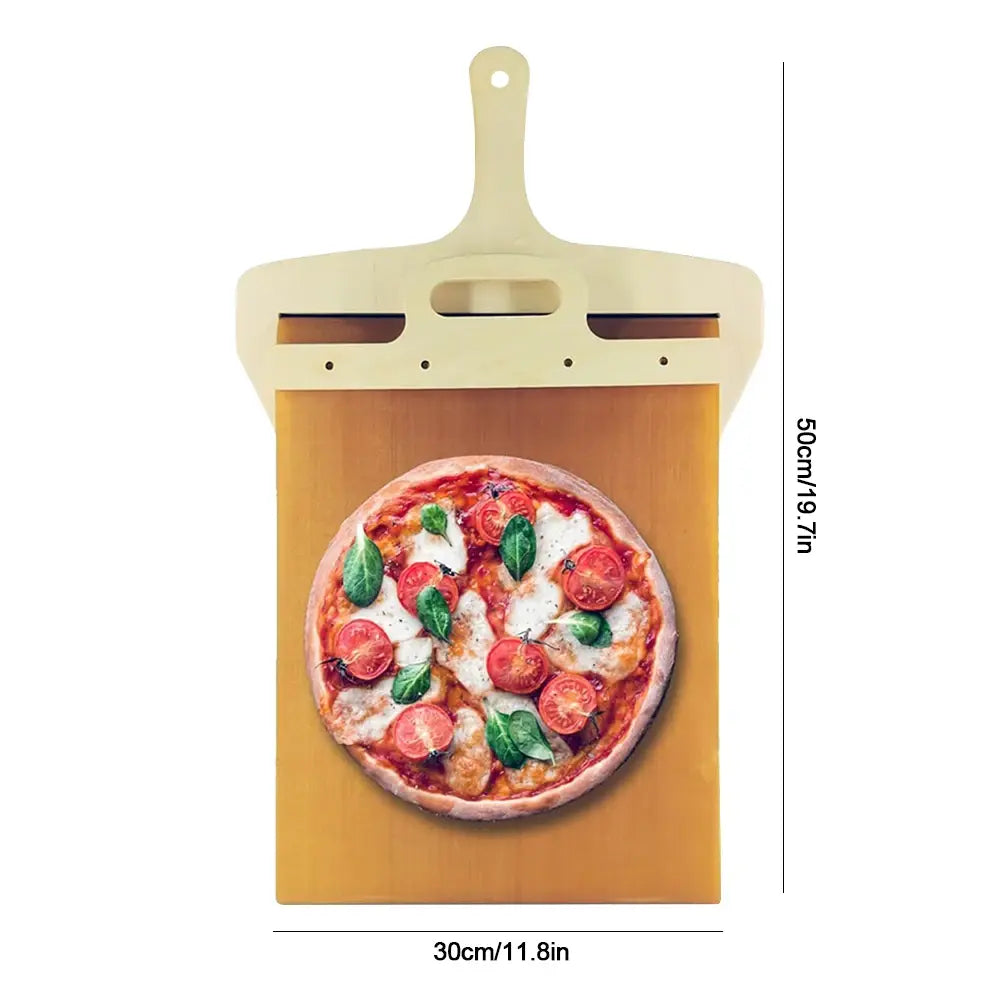 Premium Wooden Pizza Spatula for Easy Transfer and Serving – Ideal Kitchen Tool - Home Kartz