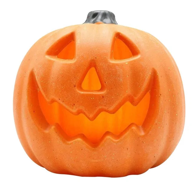 Light Up Halloween with the LED Pumpkin Lantern Night Light – Safe and Spooky Decor