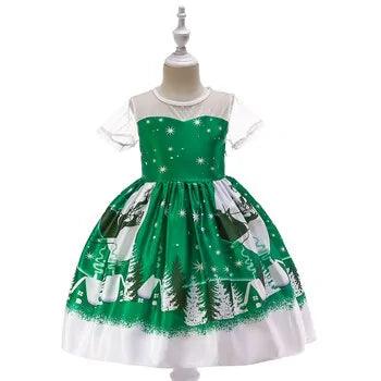 Cartoon Cosplay Snowflake Princess Dress - Become a Winter Wonderland Royalty