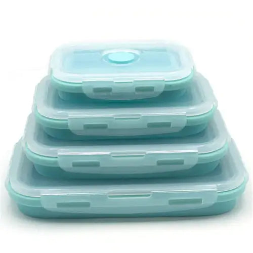 Collapsible Bento Box – Versatile Silicone Food Storage Containers for All Temperatures - Home Kartz