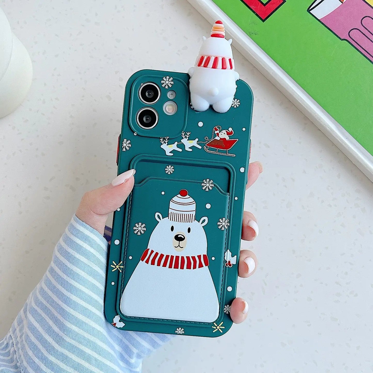 Jelly Cases: Stylish 3D Christmas Card Case – Protect Your Phone with Love 🎄📱