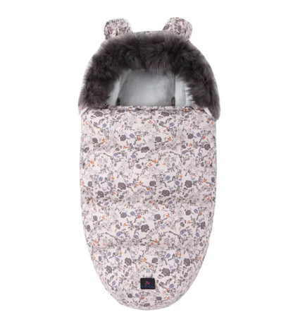 Baby Sleeping Bag with Fur Collar