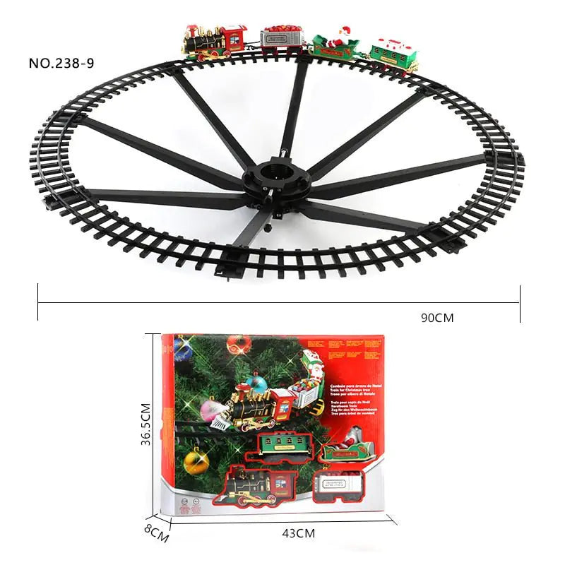 Electric Christmas Tree Train Set – Bring Holiday Magic to Life Around Your Tree