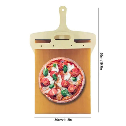 Premium Wooden Pizza Spatula for Easy Transfer and Serving – Ideal Kitchen Tool - Home Kartz