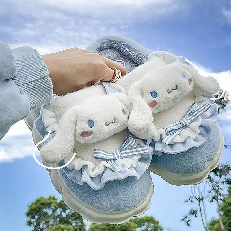 Sanrio Hello Kitty Home Fuzzy Slippers