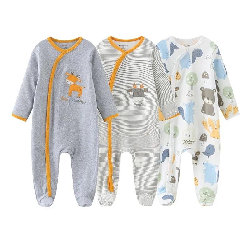 Embrace Autumn Elegance with Our Newborn Full Sleeve Clothing Set – Perfect for Your Little One!