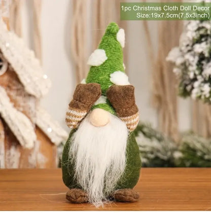 Gnome Christmas Faceless Doll – Whimsical Holiday Decoration for Festive Cheer | Perfect Holiday Gift