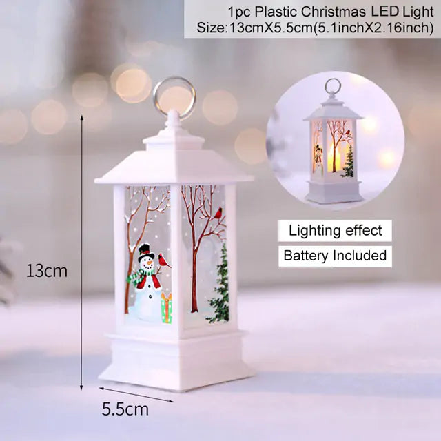 Illuminate Your Home with Christmas Lantern Light – Warm Festive LED Holiday Décor