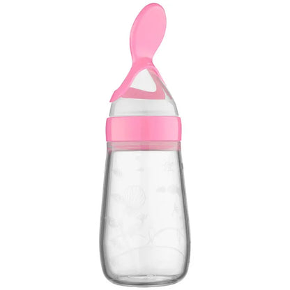 Effortless Feeding with Squeezing Feeding Bottle Silicone: Gentle, Leak-Proof & Convenient - Home Kartz