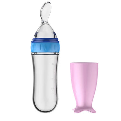 Effortless Feeding with Squeezing Feeding Bottle Silicone: Gentle, Leak-Proof & Convenient - Home Kartz