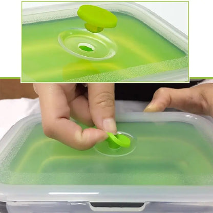 Collapsible Bento Box – Versatile Silicone Food Storage Containers for All Temperatures