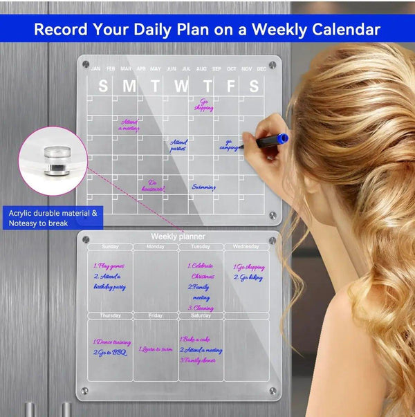 Acrylic Magnetic Calendar