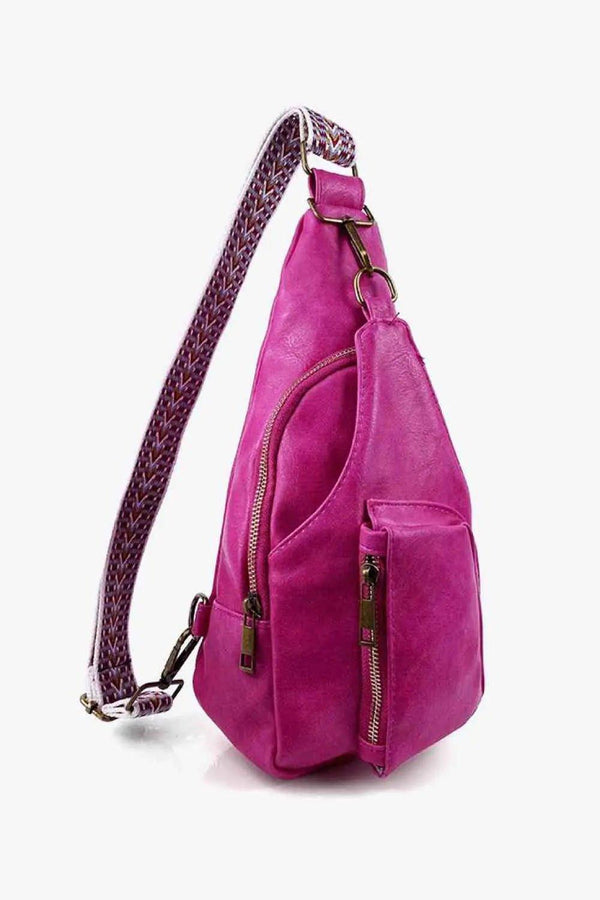 Ally Sling Bag – Stylish Vegan Leather Bag with Adjustable Strap & Spacious Design