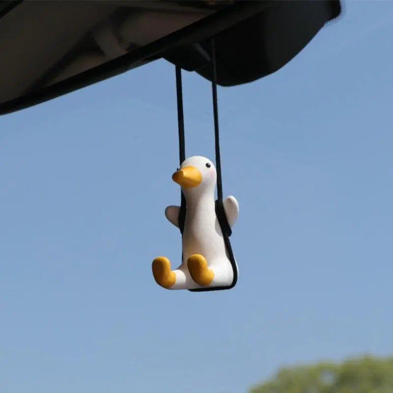 Anime Car Swing Duck Pendant