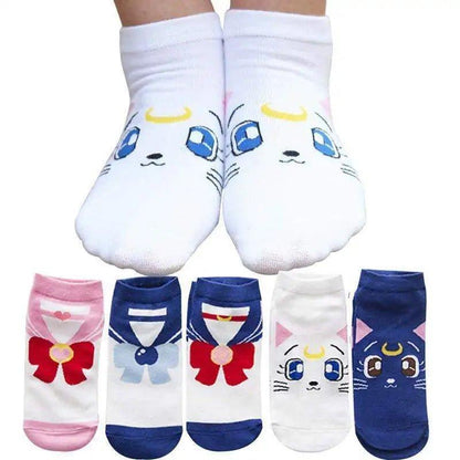 Anime - Inspired Printed Socks