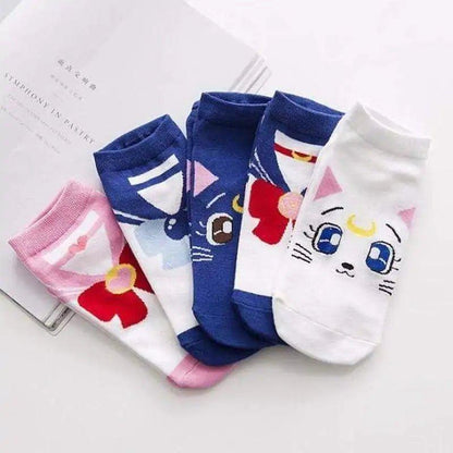 Anime - Inspired Printed Socks