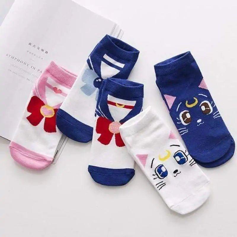 Anime - Inspired Printed Socks