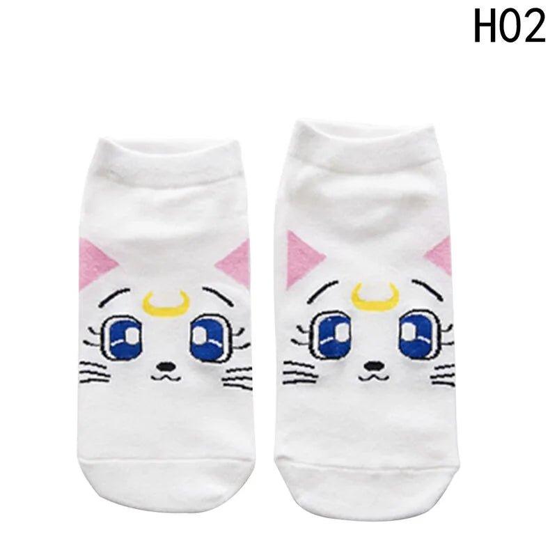 Anime - Inspired Printed Socks