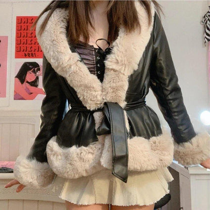 Autumn/Winter PU Leather Coat