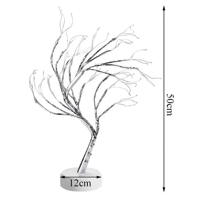 Enchanting 3D Copper Wire Fire Tree Pearl Night Light – Illuminate Your Space with Elegance 🌟