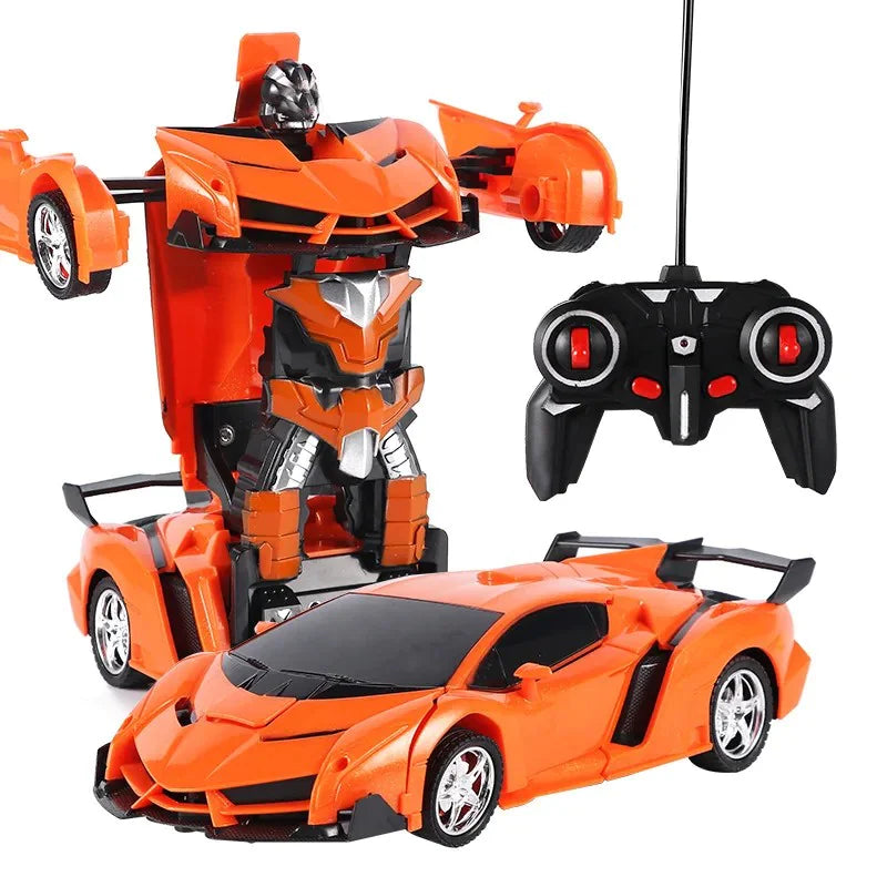 2-in-1 Automatic Transformation Transformer Toy Car : Double the Fun, Double the Excitement!