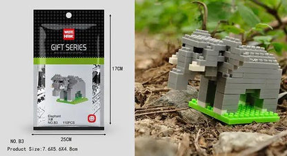 Mini 3D Animal Building Blocks