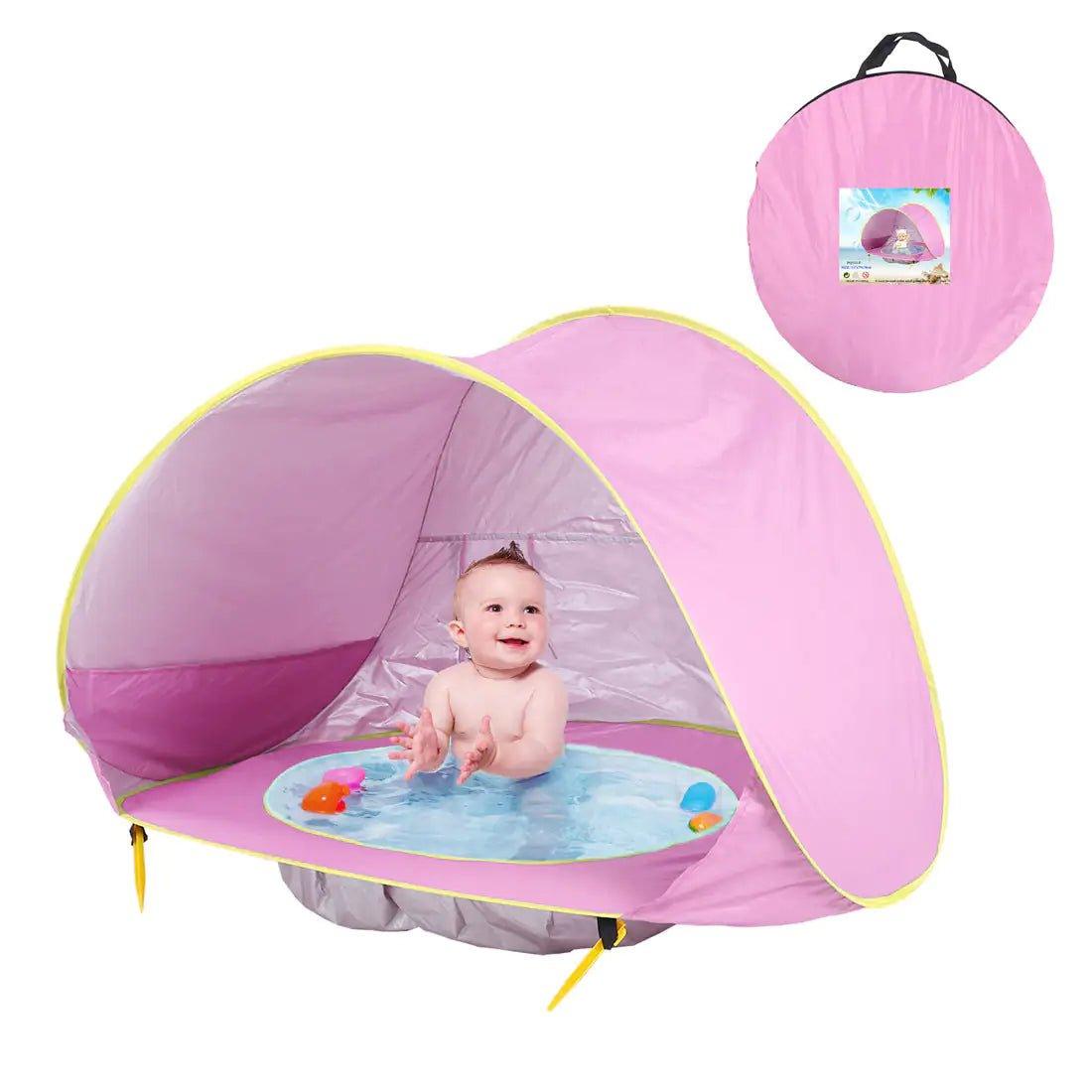 Baby Beach Tent: Easy Fold - Up Waterproof Sun Awning Tent