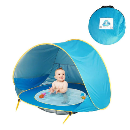 Baby Beach Tent: Easy Fold - Up Waterproof Sun Awning Tent