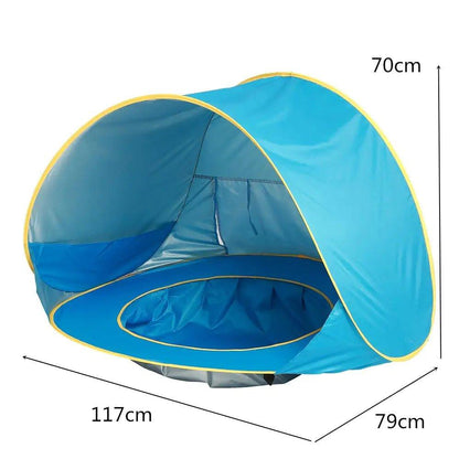 Baby Beach Tent: Easy Fold - Up Waterproof Sun Awning Tent