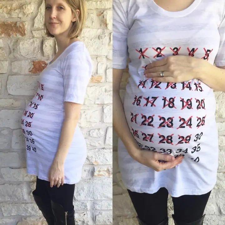 Baby Countdown Maternity Shirt