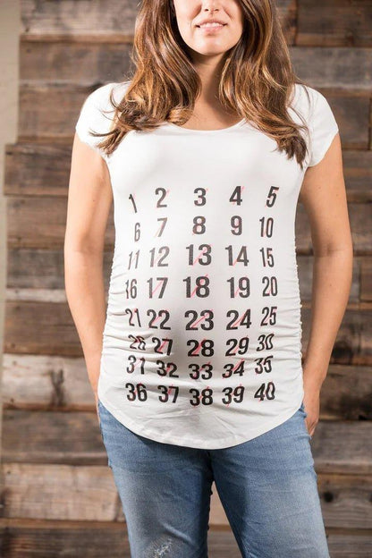 Baby Countdown Maternity Shirt