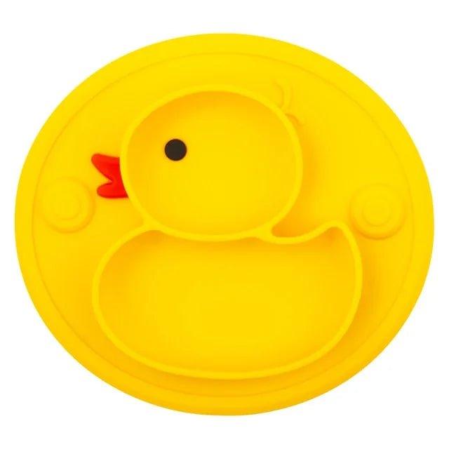 Baby Duck Shape Silicone Plate