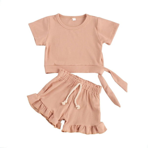 Adorable Baby Girl 2 Pieces Summer Clothing Set | Pure Cotton