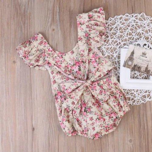 Baby Girl Floral Romper