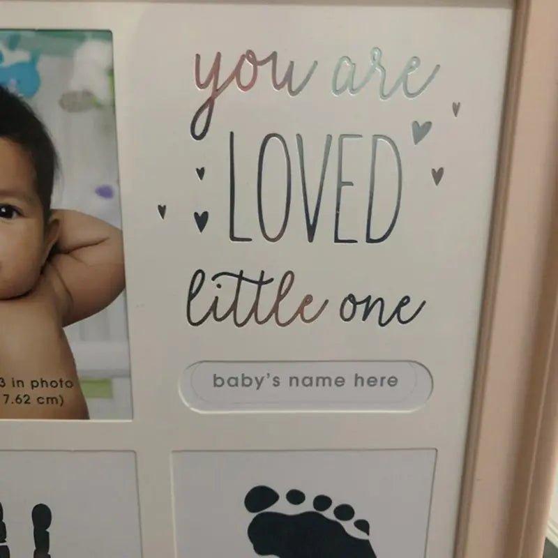 Baby Handprint and Footprint Frame