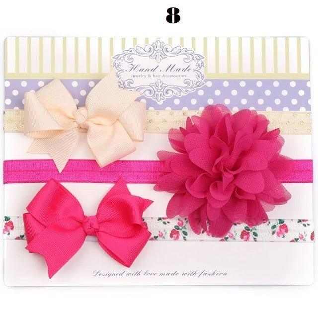 Baby Headband For Girls Flower Rabbit